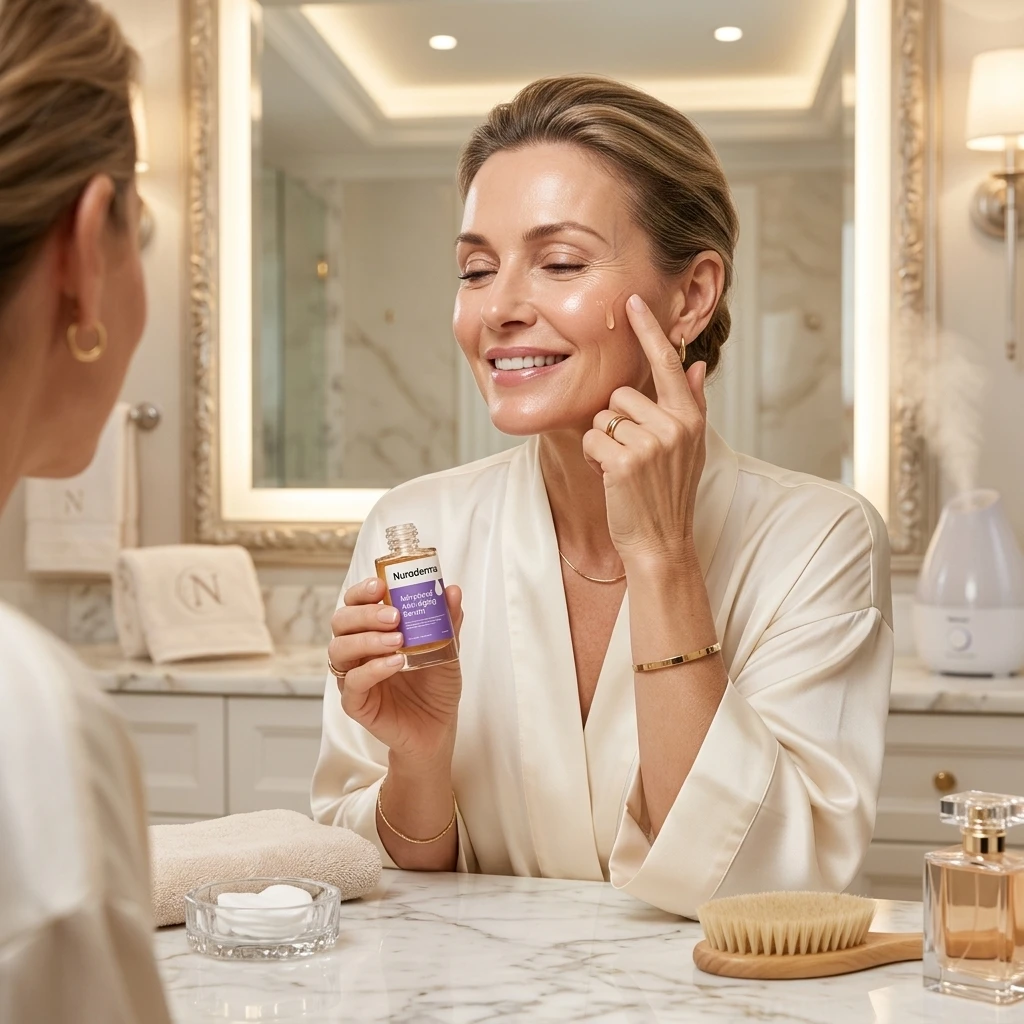 Nuraderma luxury skincare lifestyle photo